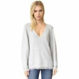 Free People Oversized Frayed Sweater